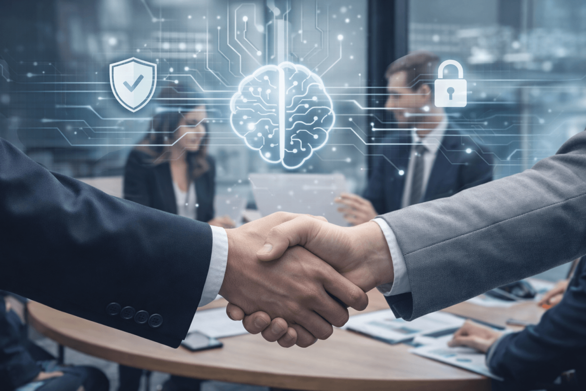 KI im Unternehmen Zusammenarbeit Vertrauen Digitalisierung Team